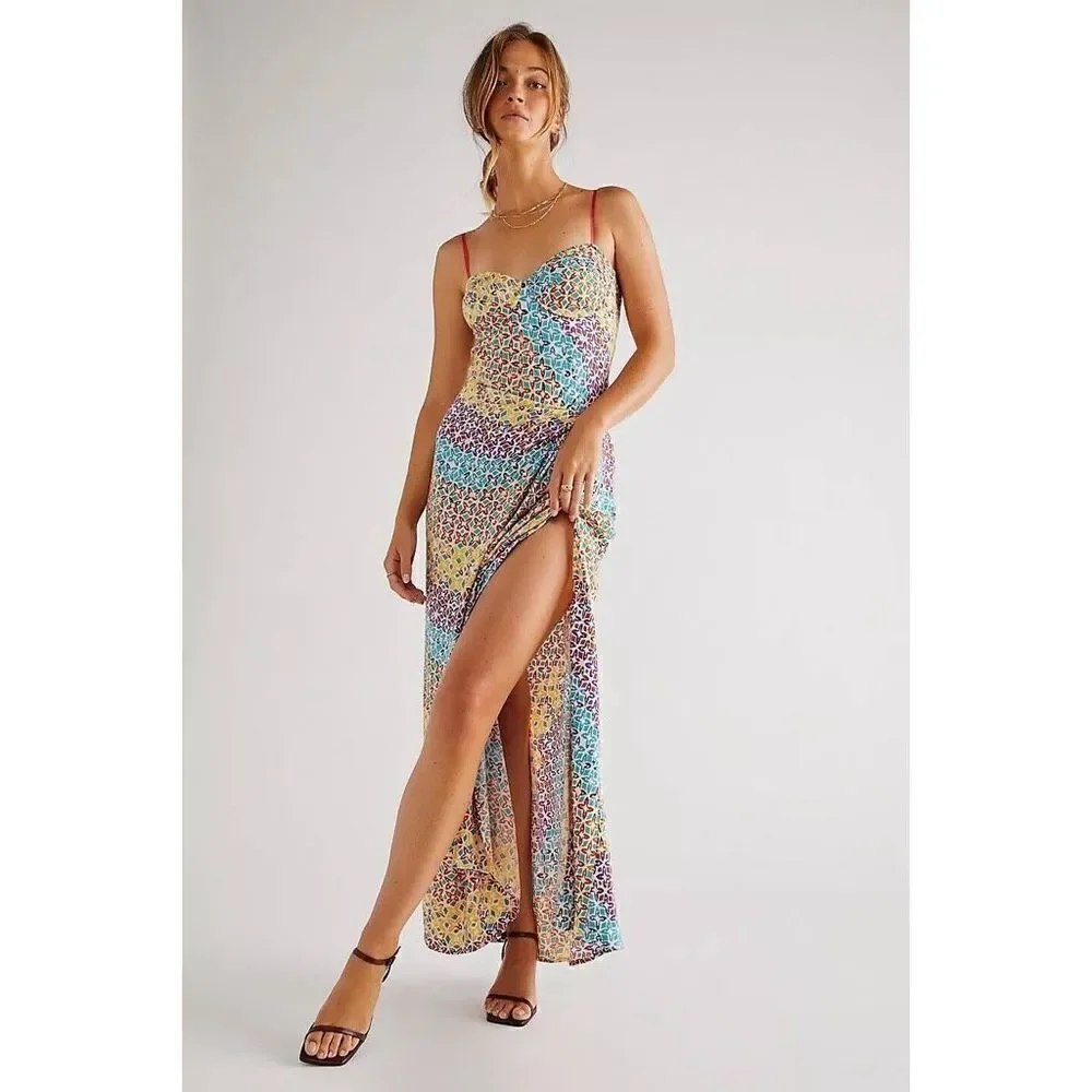 Free People Dresses Free People Kaleidoscope Dreams Maxi Dress medium